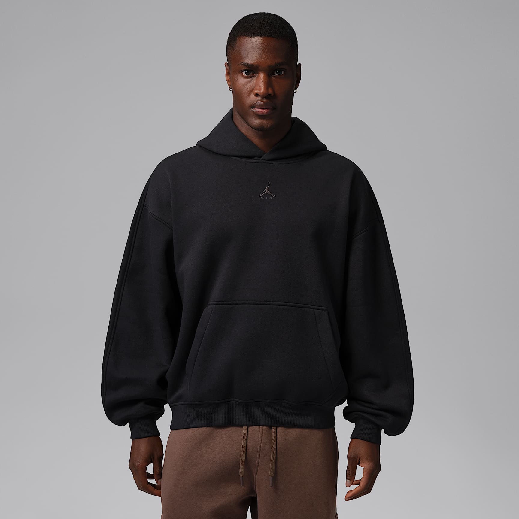Jordan Brooklyn Men's Oversized Fleece Pullover Hoodie. Nike CA